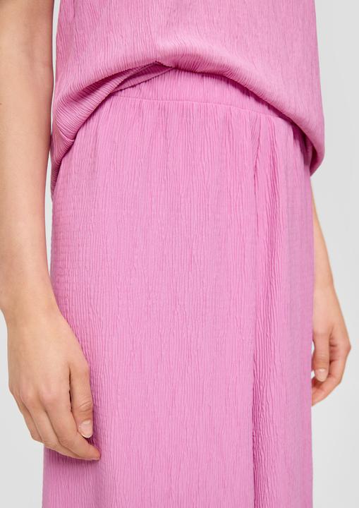 Actual product image S.Oliver Hose Plissierte Wide-Leg-Hose mit Elastikbund (44)