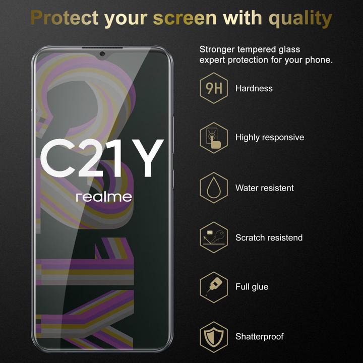 Image du produit Cadorabo Verre de protection trempé pour Realme C21Y / C25Y (1 pcs, Realme C21Y, Realme C25Y)