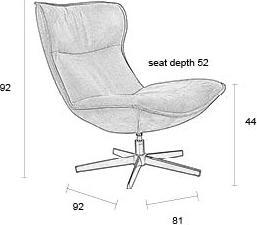 Produktbild White Label Living Chair