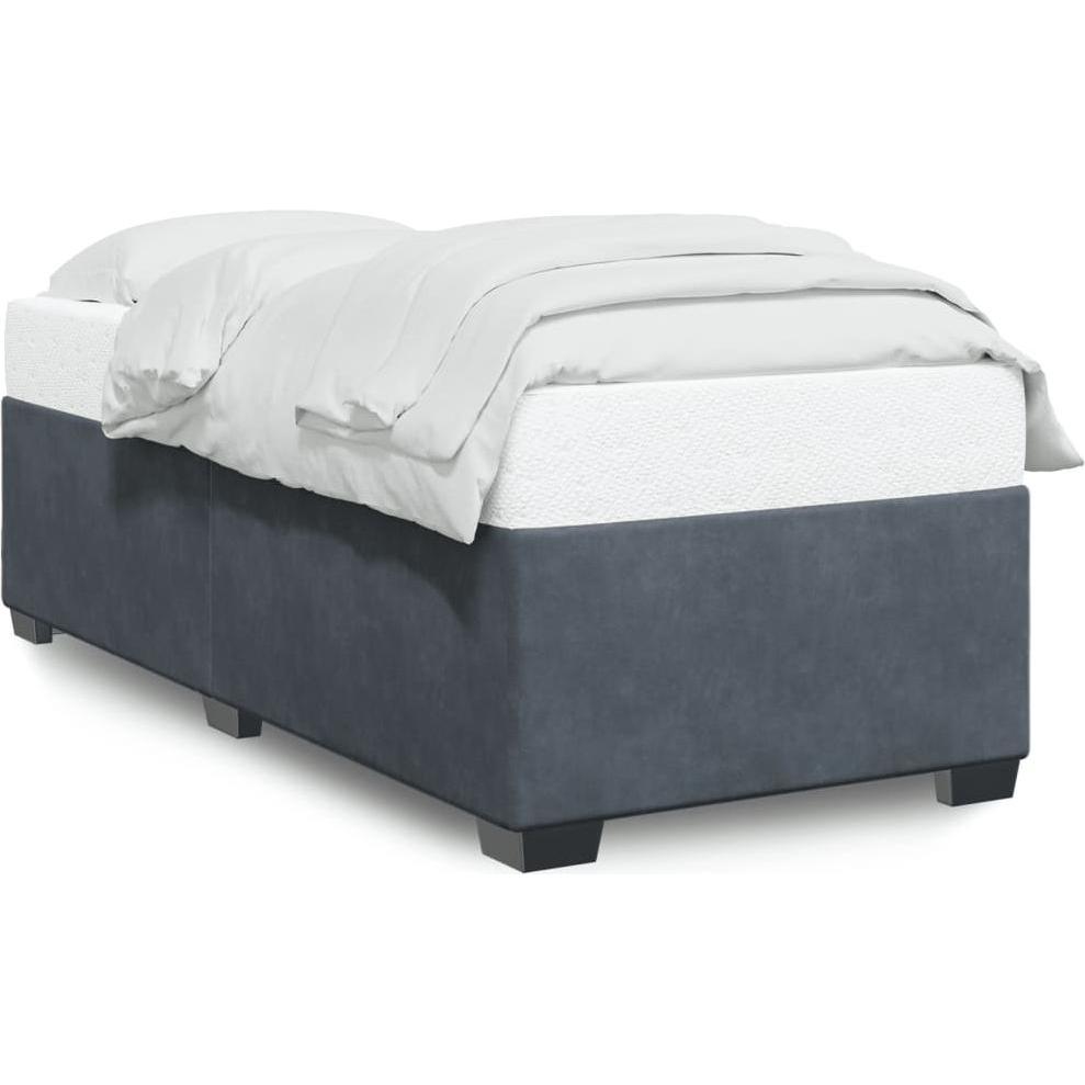 VidaXL, Bett, Bettgestell Samt (120 x 190 cm)
