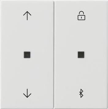 Produktbild Gira System 3000 Jalousie + 536703 Schaltuhr Bluetooth reinweiss