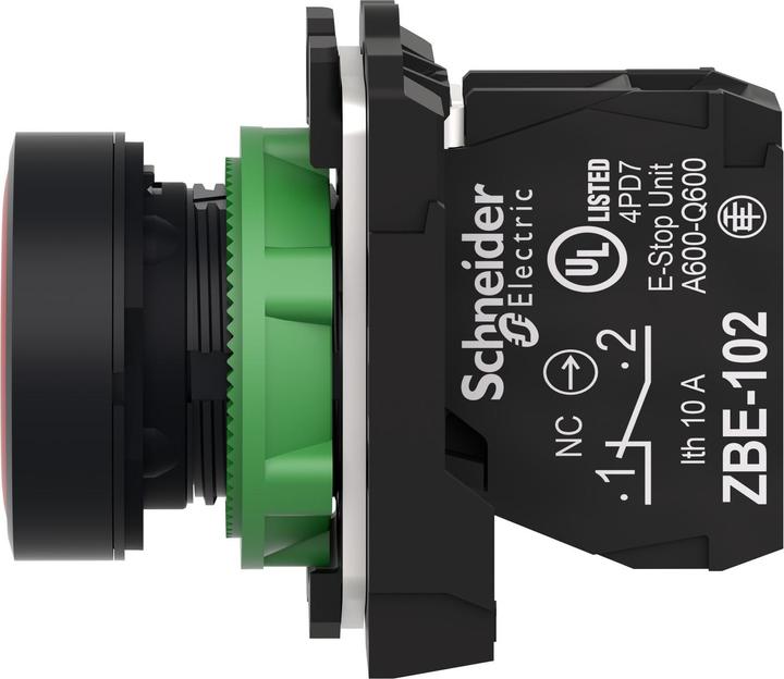Produktbild Schneider Electric PUSHBUTTON 230VAC 2AMP XB5 +OPTIONS