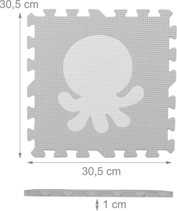 Actual product image Relaxdays 36-piece play mat (145 x 145 cm)