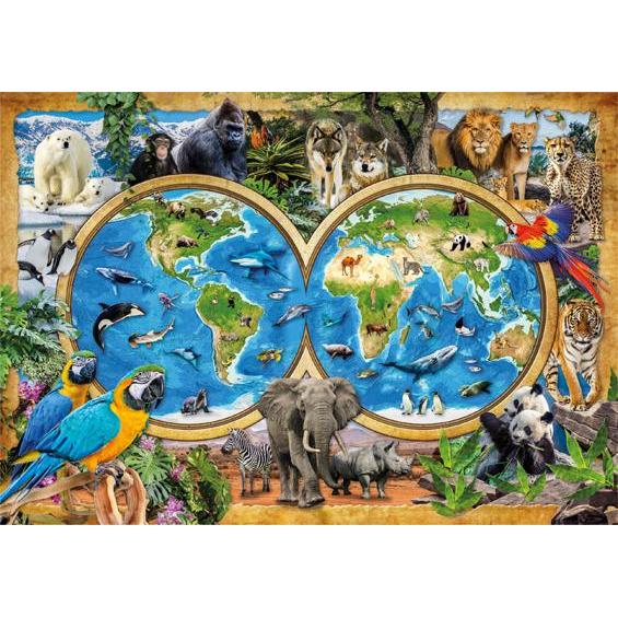 Thumbnail - Clementoni Puzzle Animal World Teilen (300 Teile)