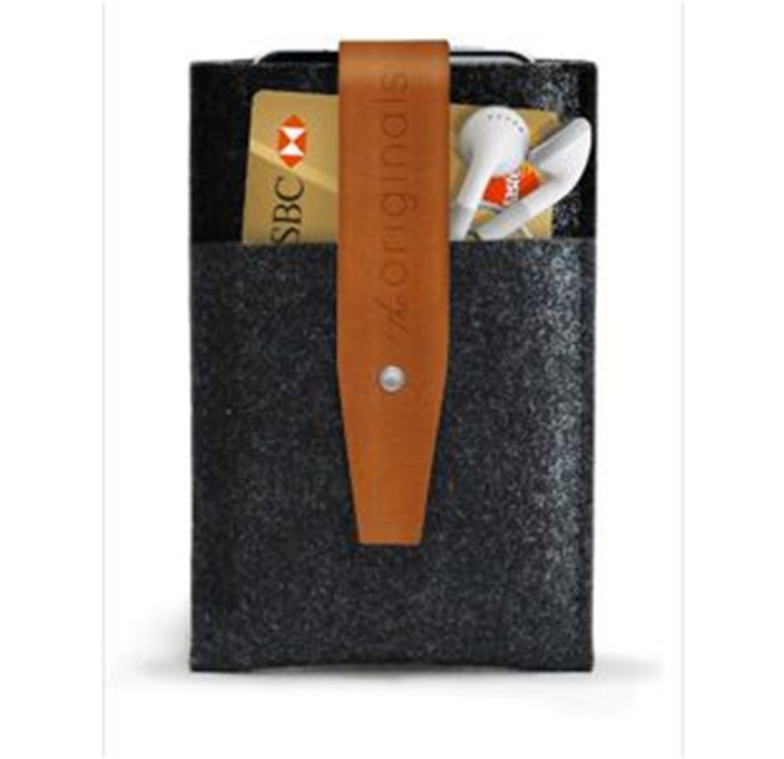 Produktbild Mujjo Wallet für iPhone 3G/3GS/4/4S Dunkelgrau/Braun (Apple iPhone 4, Apple iPhone 3GS, Apple iPhone 4s, Apple iPhone 3G)