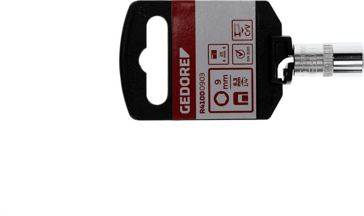 Produktbild Gedore Red red R41000903 Steckschlüsseleinsatz 1/4" 6-kant 9 mm Länge 25 mm (9 mm)