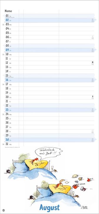 Produktbild Peter Gaymann: Genuss pur Planer für zwei 2026 (21 x 45 cm)