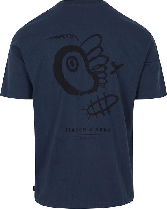 Produktbild Scotch & Soda Regular fit front and back artwork T-shirt (M)