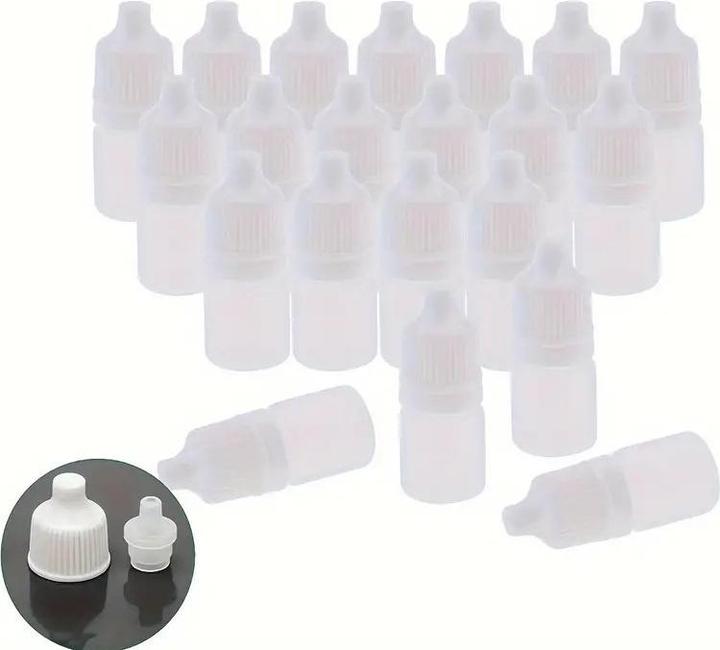 Image du produit Swissdetector 20 Flacons compte-gouttes en plastique souple de 15 ml