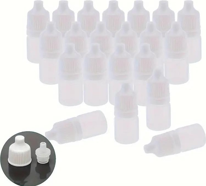 Immagine prodotto Swissdetector 20 flaconi contagocce in plastica morbida da 15 ml