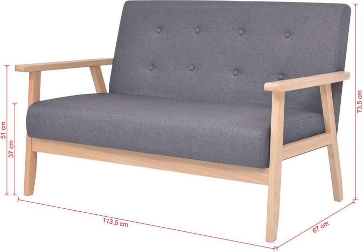 Produktbild vidaXL Sofa (2-Sitzer)