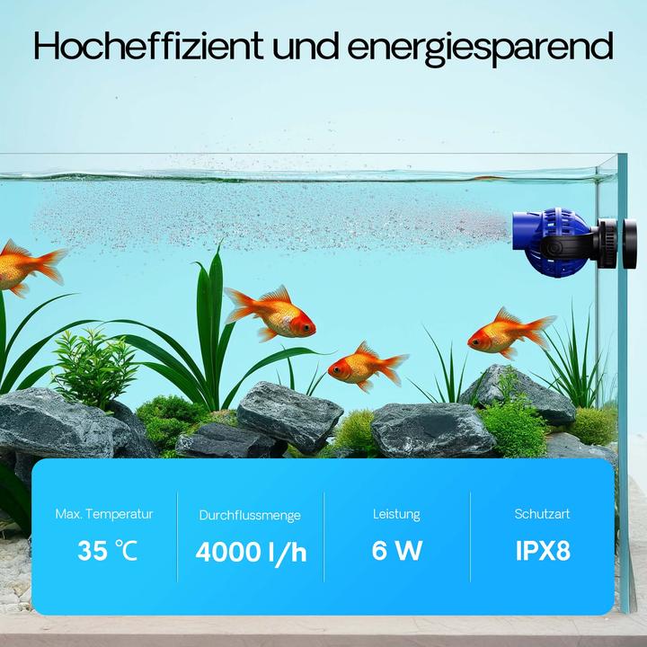 Actual product image SunSun JVP-130 flow pump wavemaker magnetic holder 4000l/h 6W