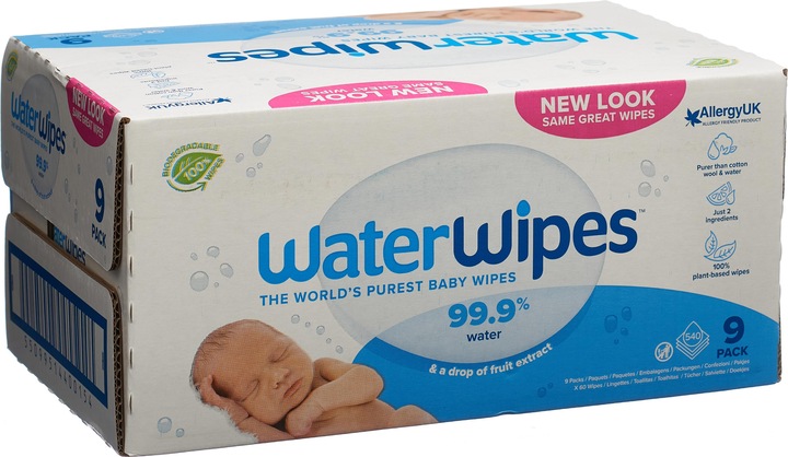Actual product image WaterWipes Wet wipes (540 Piece)