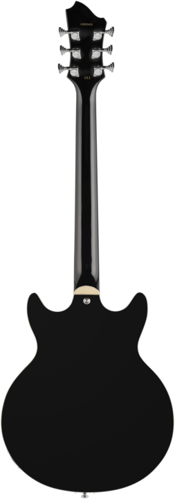 Actual product image Hagstrom Electric Guitar, Alvar, Black (Electric guitar)