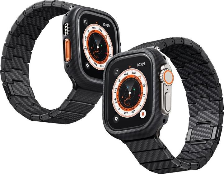 Produktbild Pitaka Gliederarmband aus echtem Carbon Black (Karbonfaser)