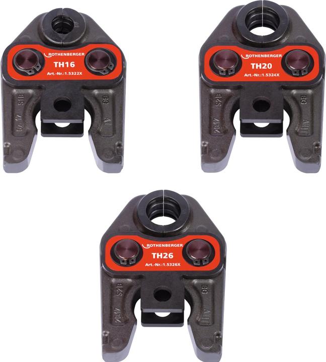 Produktbild Rothenberger Pressbacken ROMAX® Standard Set TH 16-20-26 mm