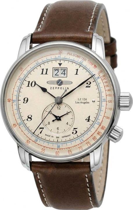 Actual product image Zeppelin Los Angeles (Analogue wristwatch, Chronograph, 43 mm)