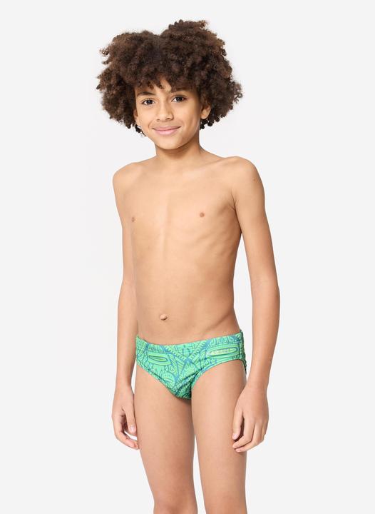 Produktbild Watko Badehose Slip Wasserball Jungen - 500 Tiki türkis (140)