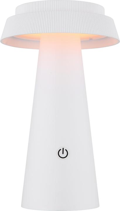 Actual product image Globo Solarleuchte Kunststoff Weiss, 1xled (IP54)