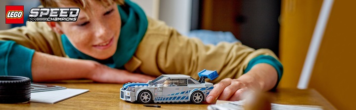 Produktbild LEGO 2 Fast 2 Furious - Nissan Skyline GT-R (R34) (76917, LEGO Speed Champions)