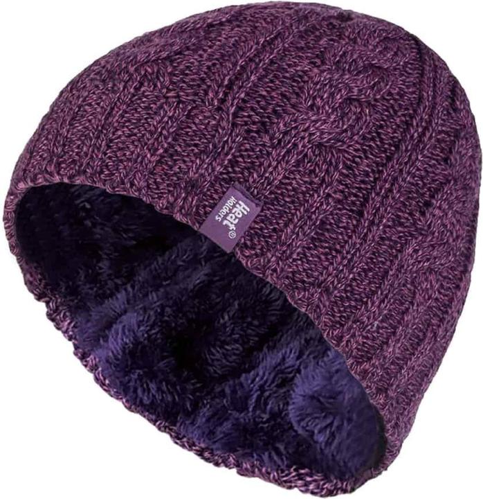 Produktbild Heat Holders Muster Strickmützen | Thermo Beanie Wintermütze Warm Fleece (One Size)