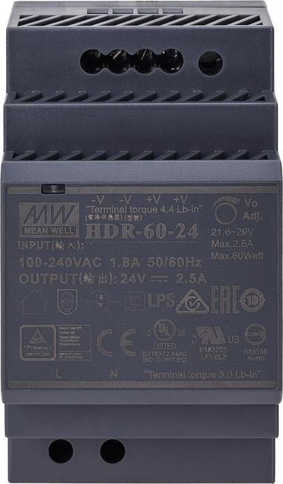 Produktbild Abus 24V DC Netzteil für Hutschiene