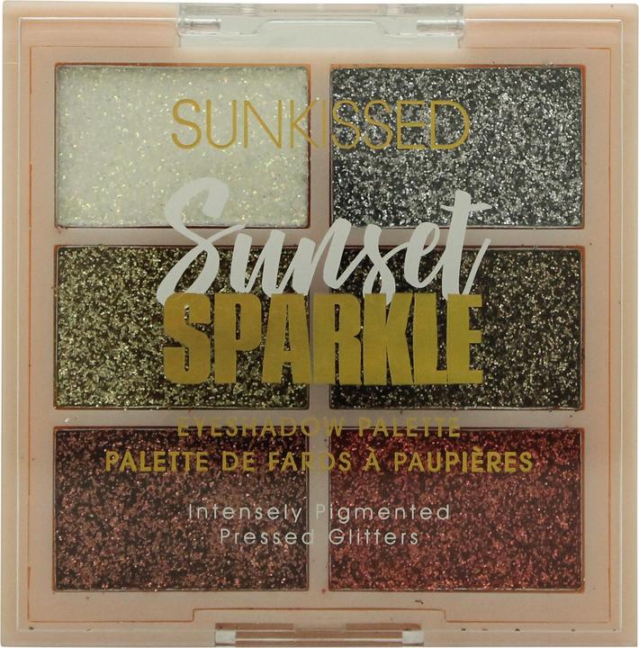 Actual product image Sunkissed Sunset Sparkle Glitter Eyeshadow Palette 6.6 g
