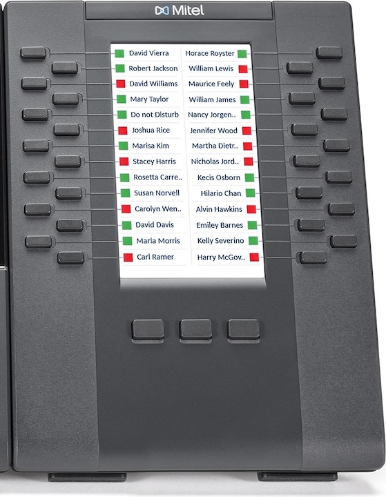 Actual product image Mitel Button module M695 for 6920/6930/6940 (S)IP Phone