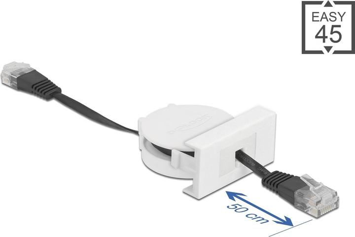 Produktbild Delock 81361 Netzwerkkabel Schwarz (S/UTP, CAT5e, 0.62 m)