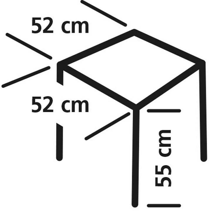 Produktbild Eurotrail Burzet - Aluminium Rolltisch