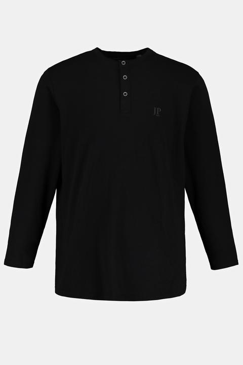 Produktbild JP1880 Henley, Basic, Shirt, Langarm, Knopfleiste, bis 8XL (XXL)
