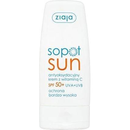 Ziaja , Sonnencreme, Sopot Sun Antioxidant Cream Spf50 50Ml (Sonnencreme Gesicht, Spf 50+, 50 Ml)