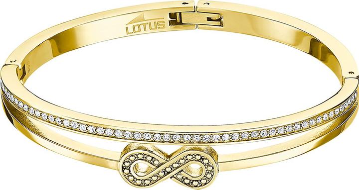 Produktbild Lotus Style - Solid gold-plated bracelet with infinity Woman Basic LS2121-2 / 2 (L) (6.10 cm, Edelstahl)