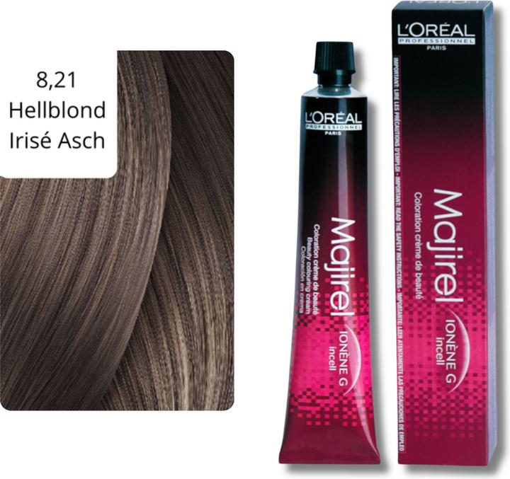 Produktbild L'Oréal Professionnel Majirel (8.21 Hellblond Irise Asch)