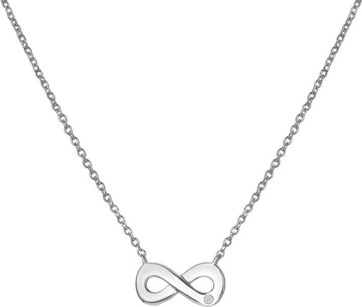 Image du produit Hot Diamonds Collier en argent avec Diamond Infinity Diamond Amulets DP893 (Argent)
