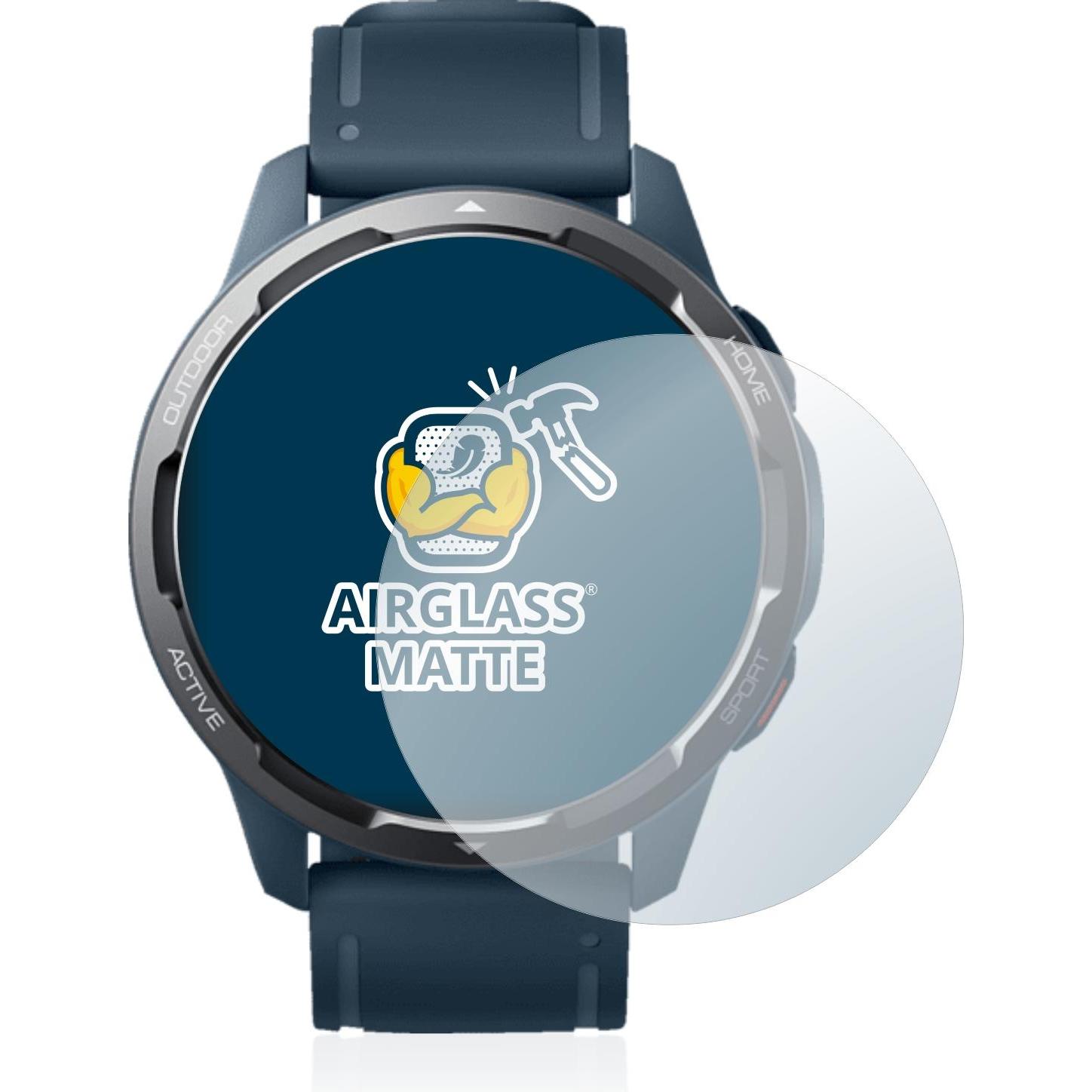 Thumbnail - BROTECT AirGlass Panzerglasfolie Matt, Smartwatch Schutzfolie, Grau