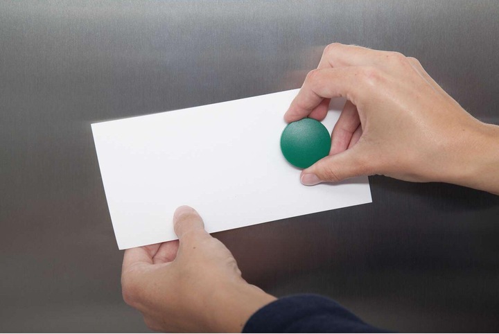 Image du produit Maul Aimant rond Solid 38 mm 2,5 kg Force d'adhérence 10 pièces vert