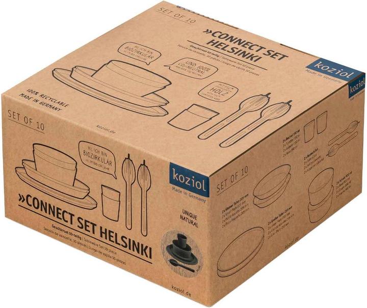 Immagine prodotto Koziol Set di stoviglie 10 pezzi.grigio (10 Pezzo/i)