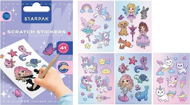 Starpak Adesivi da grattare per bambine