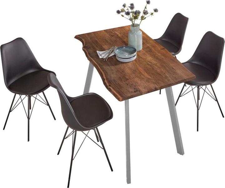 Produktbild SAM LAXMI Baumkante massiv Akazie (180 x 90 x 77 cm)