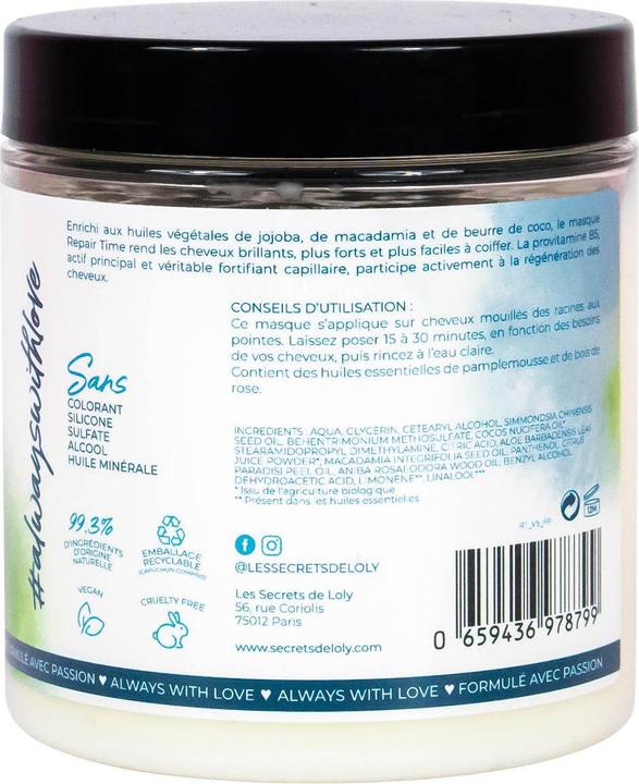 Image du produit Les Secrets de Loly Temps de réparation (230 ml)