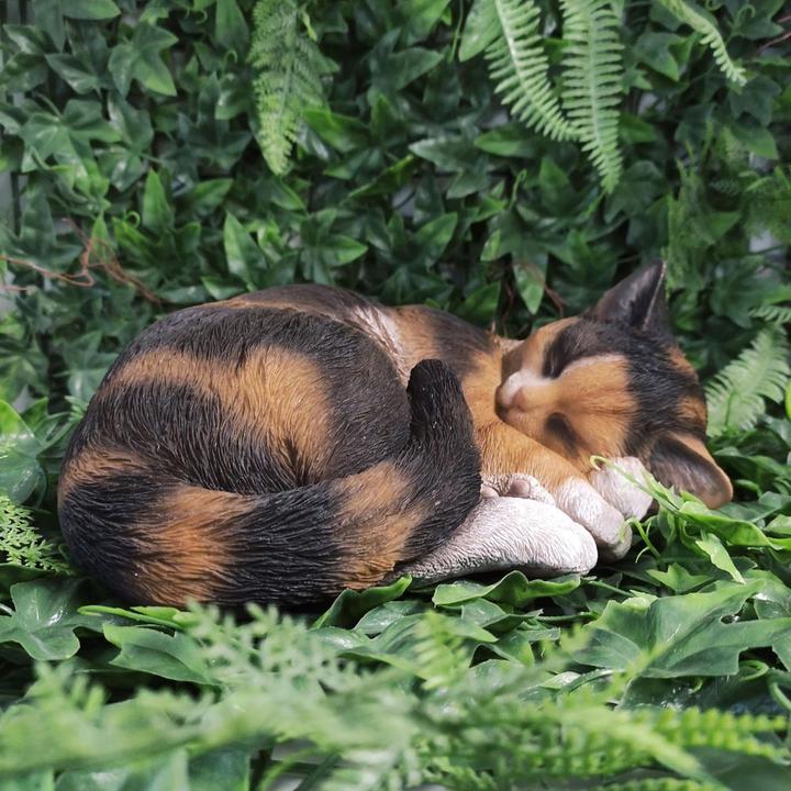 Actual product image Decorative figure cat sleeping