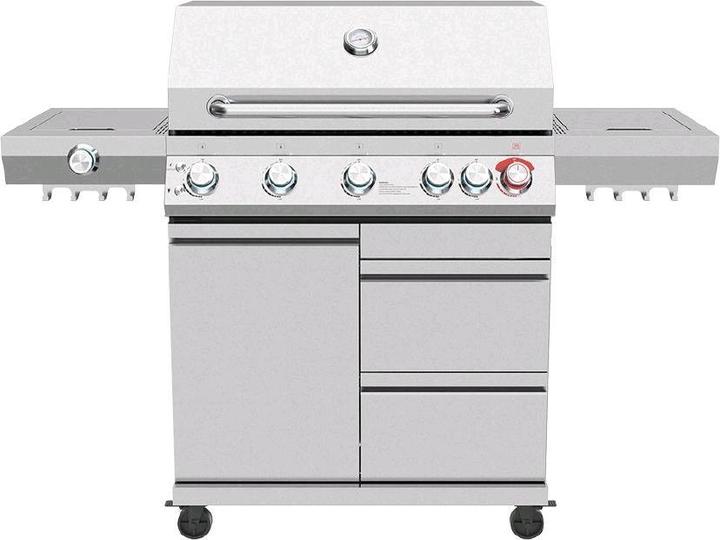Image du produit Mr. Grill Gasgrill Expert 6 Brenner + Seitenbrenner Edelstahl (25 kW)