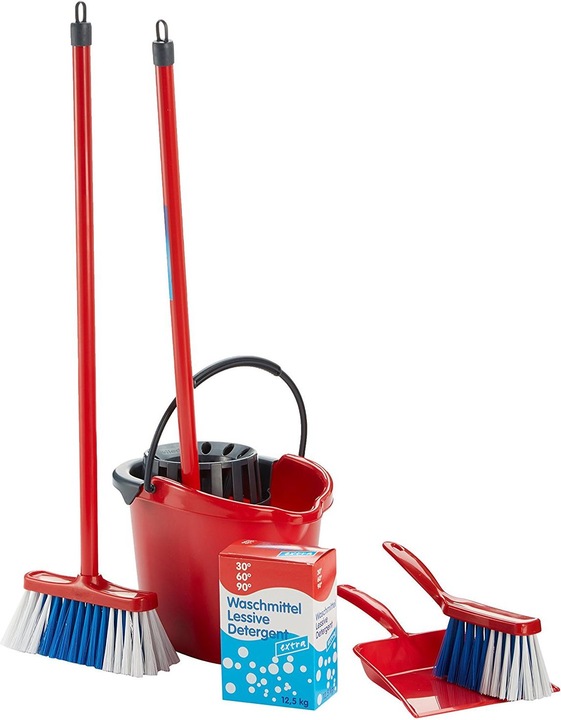 Image du produit Theo Klein Chariot à balais Vileda avec accessoires