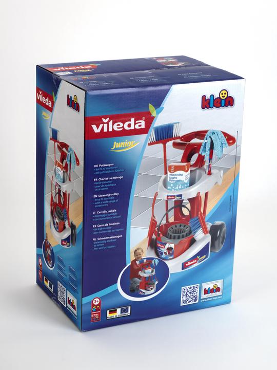 Actual product image Theo Klein Vileda broom trolley