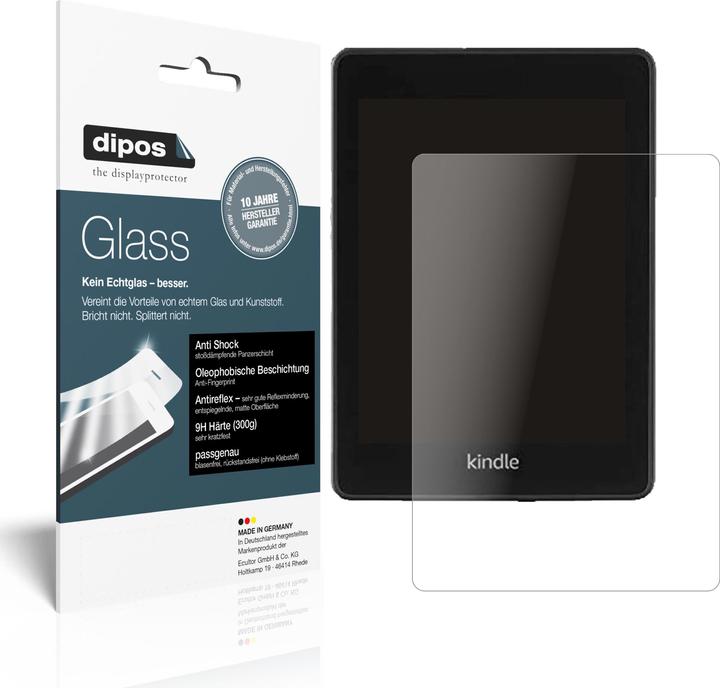 Actual product image Dipos Screen Protector Anti-Shock (2 Piece, Amazon Kindle Paperwhite (2021))