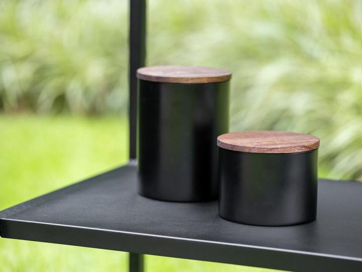 Actual product image Wenko Storage Jar Mio black (0.50 l)