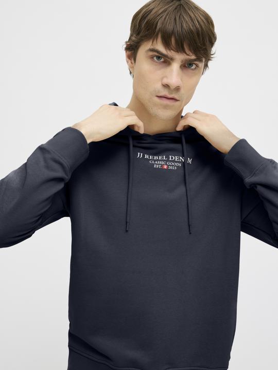Image du produit Jack & Jones Jrebjeans Rebel Print Sweat Hood Sn (L)