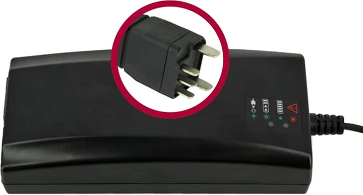 BMZ Charger with the Blade contact 42V Blade contact (E-Bike battery)