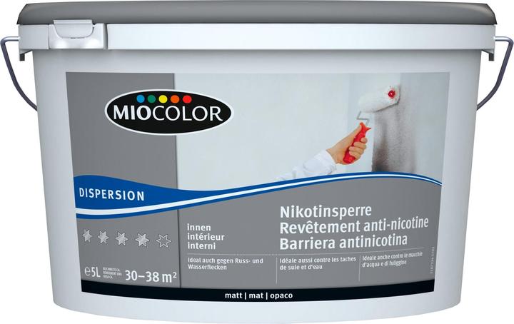 Produktbild Miocolor Dispersion Nikotinsperre (Weiss, 5 l)